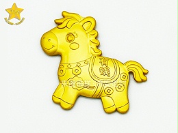 2026马年文创礼品：马上有钱冰箱贴