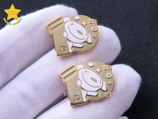 京东入职10周年徽章-东莞济安徽章定制工厂