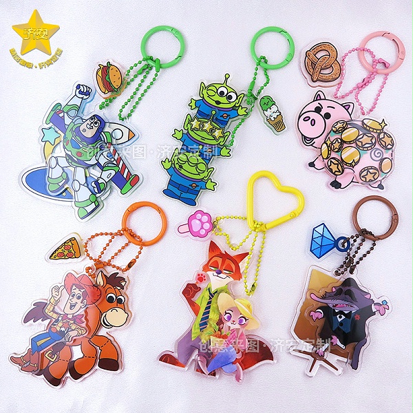 迪士尼钥匙扣-东莞济安亚克力工艺品定制厂家