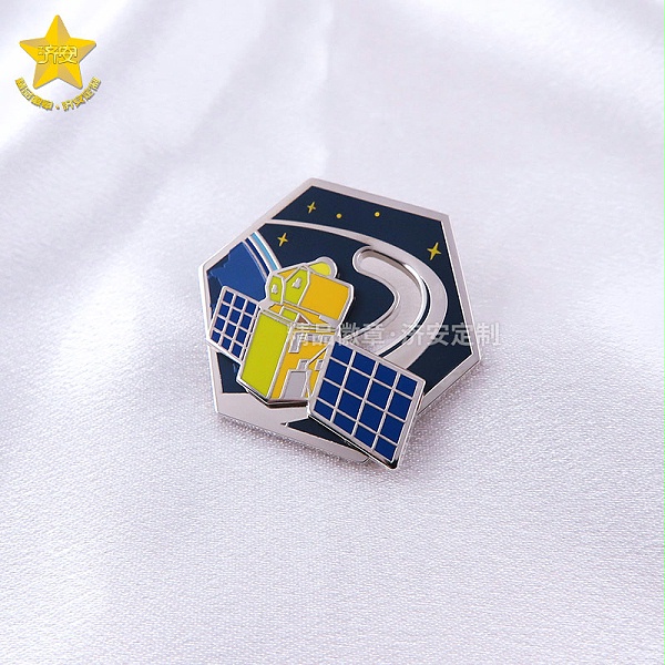 【星河轨迹】航天文创金属徽章定制企业纪念章