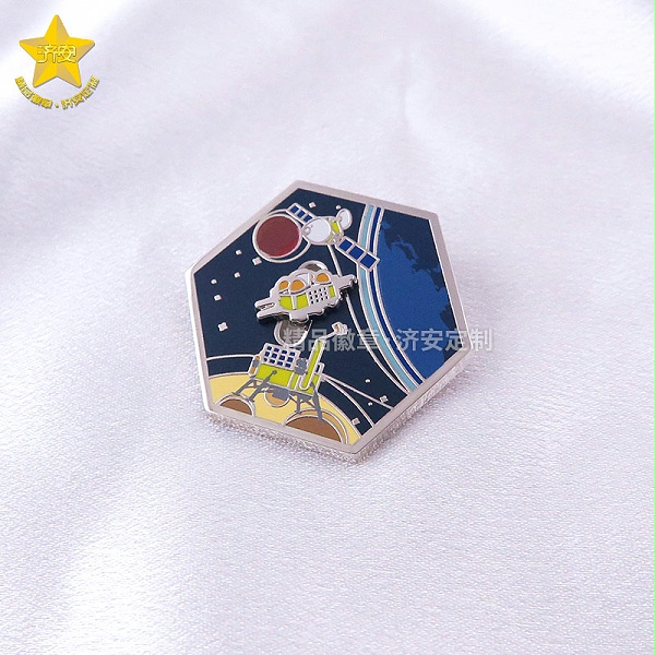 【星河轨迹】航天文创金属徽章定制企业纪念章