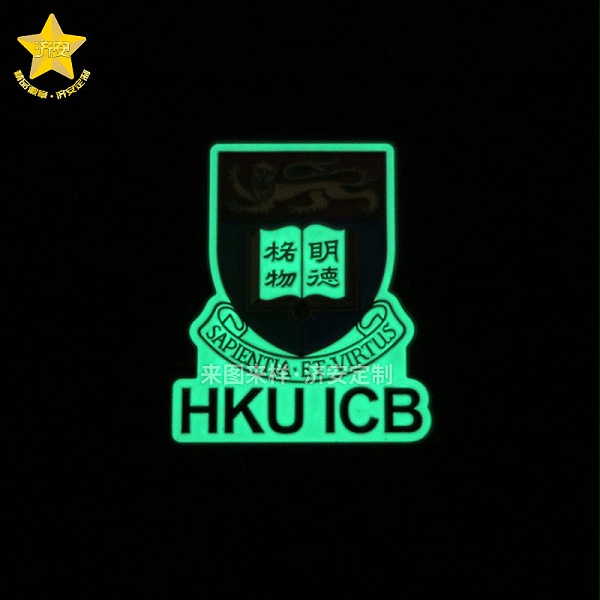 学校徽章定制,香港大学夜光徽章