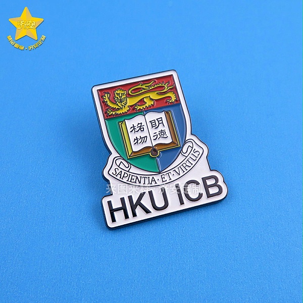 学校徽章定制,香港大学夜光徽章