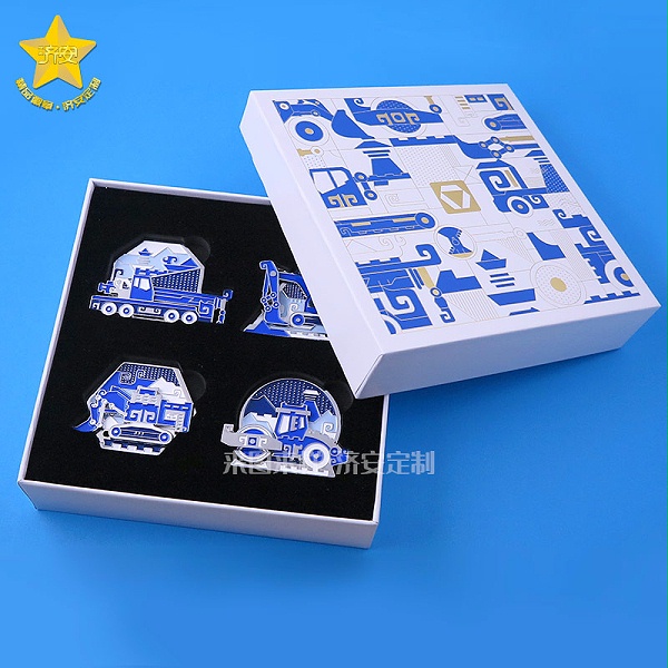 徐工青花瓷冰箱贴-1