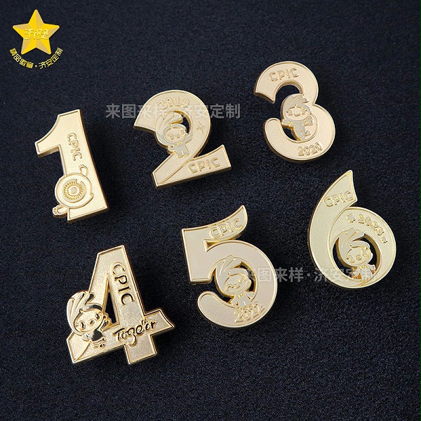 东莞济安徽章定制工厂案例进博会徽章