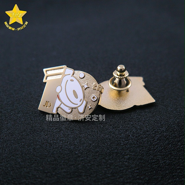 东莞济安徽章定制工厂案例京东入职10周年徽章-1