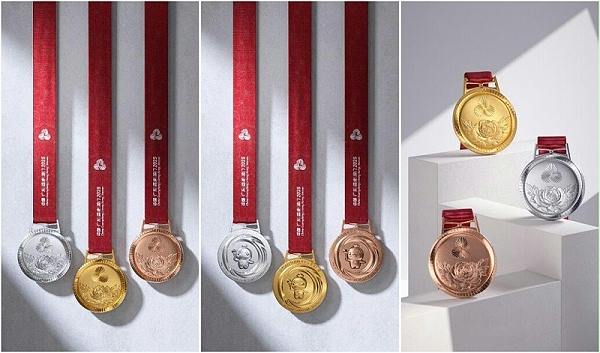 十五届全运会吉祥物大湾鸡文创奖牌2