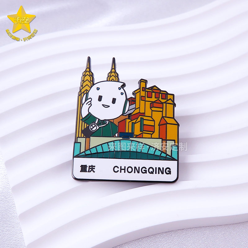 OPPO 吉祥物徽章定制城市文创徽章