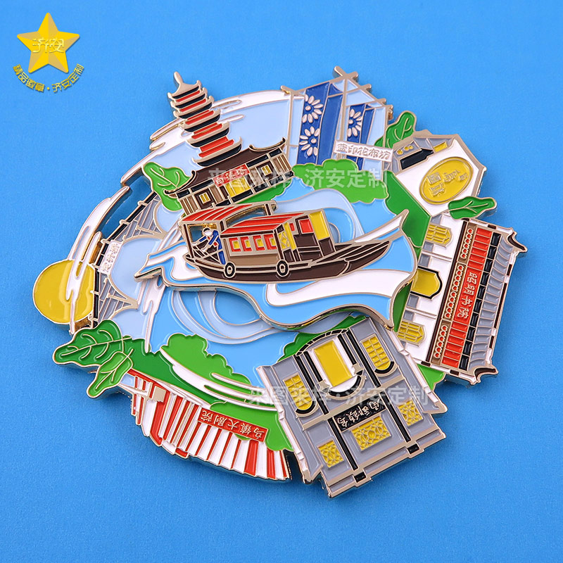 旋转冰箱贴,城市旅游冰箱贴,乌镇冰箱贴-1