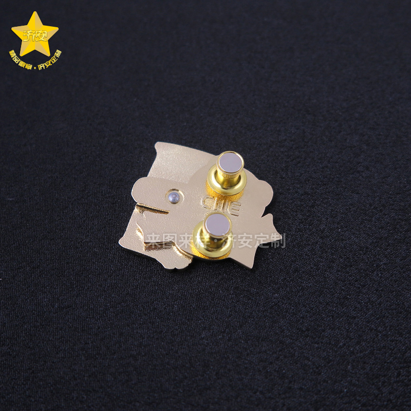 进博会吉祥物沙漏徽章-东莞济安徽章定制工厂