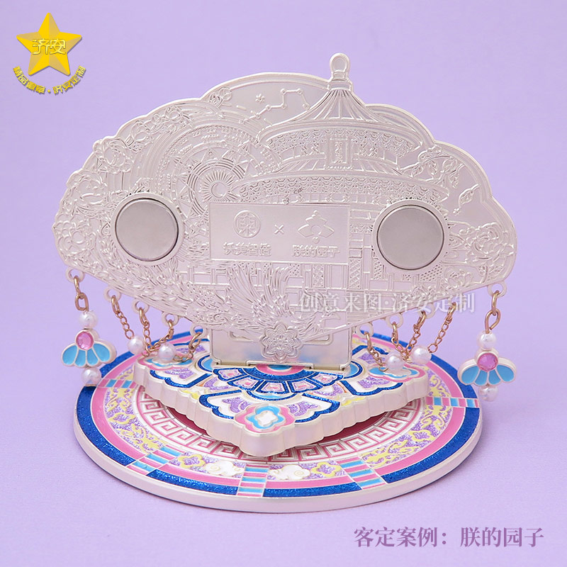 立体旋转冰箱贴摆件-5