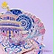 北京天坛冰箱贴旋转摆件旅游文创冰箱贴