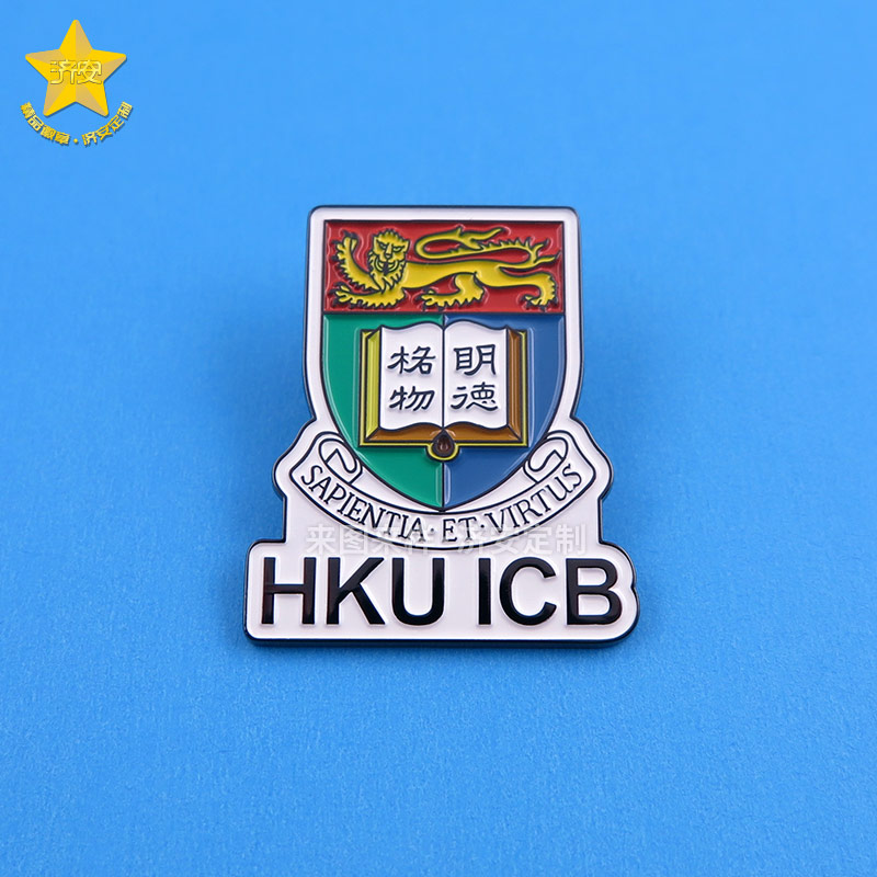 学校徽章定制,香港大学夜光徽章