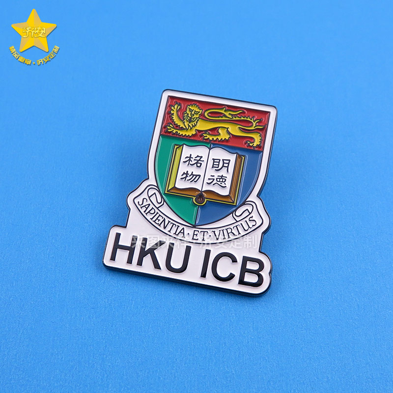 学校徽章定制,香港大学夜光徽章