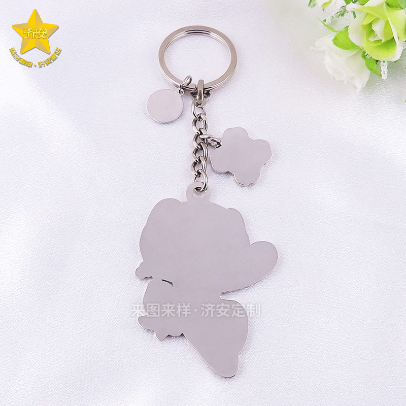 进博会吉祥物IP文创周边定制钥匙扣挂件_东莞济安钥匙扣定制厂家