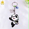 进博会吉祥物IP文创周边定制钥匙扣挂件_东莞济安钥匙扣定制厂家