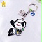 进博会吉祥物IP文创周边定制钥匙扣挂件_东莞济安钥匙扣定制厂家