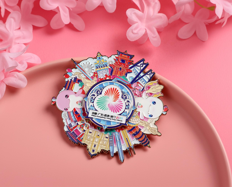 十五届全运会吉祥物大湾鸡文创冰箱贴