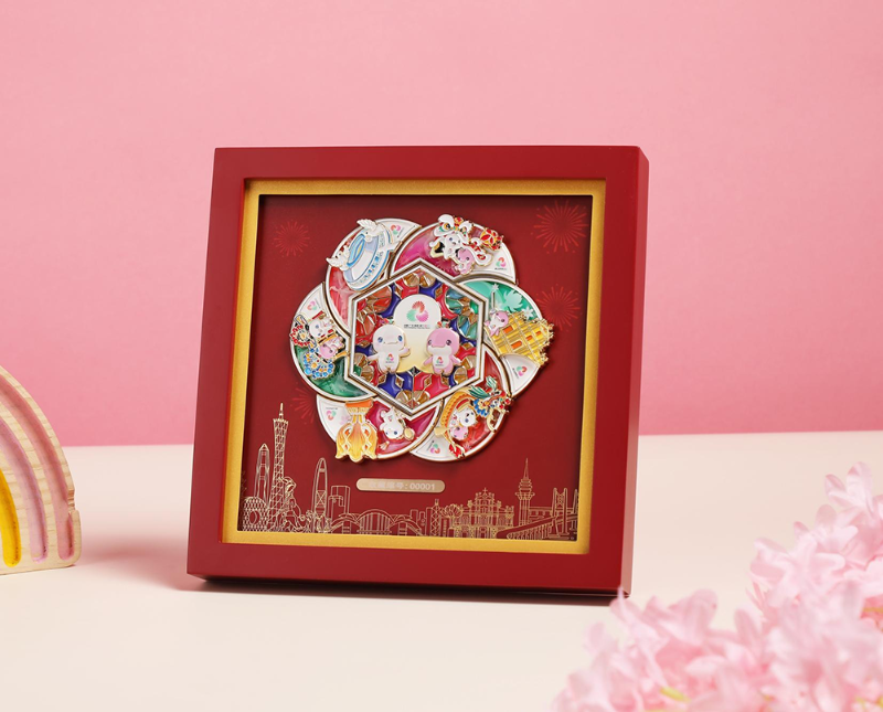 十五届全运会吉祥物大湾鸡文创冰箱贴